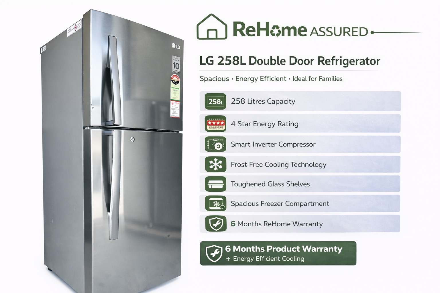 LG Double Door Refrigerator - Image 4