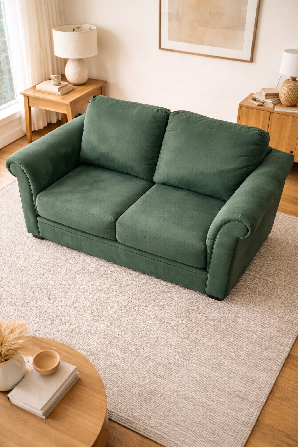 Premium Fabric 2-Seater Sofa - Image 3