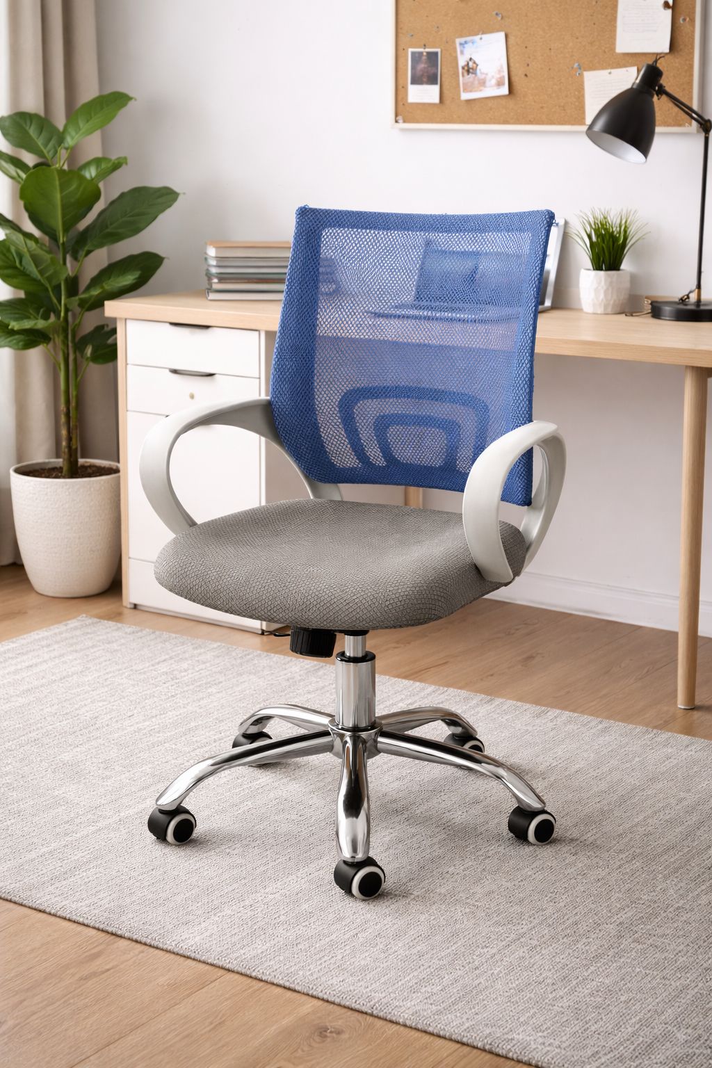Aaron Office Chair with Chrome Base
